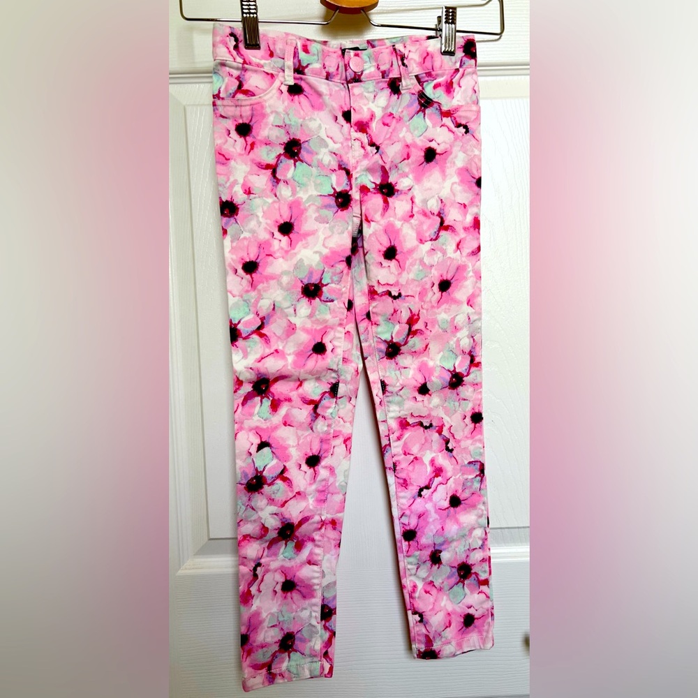 Place Girls pink Floral jeggins limited edition